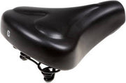 Selle Comfort Synthetisch Leren Gel Fietszadel Zwart 250 x 216 mm