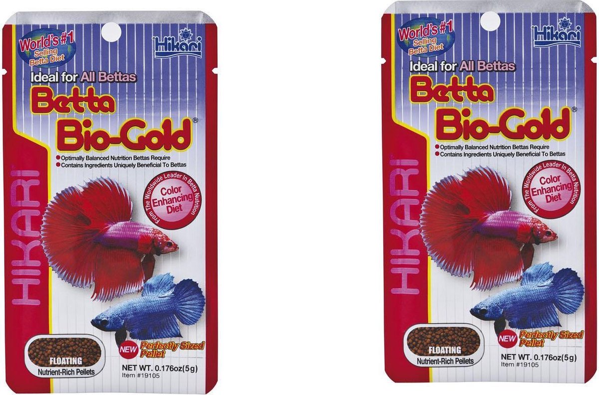 Hikari Betta biogold 20  gram per 2 stuks