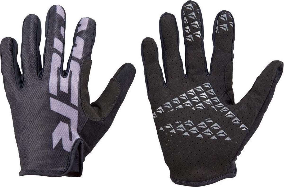 HANDSCHOENEN LANG ZWART/GRIJS  M