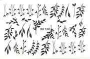 3D Waterdecal - 3D 130 Black