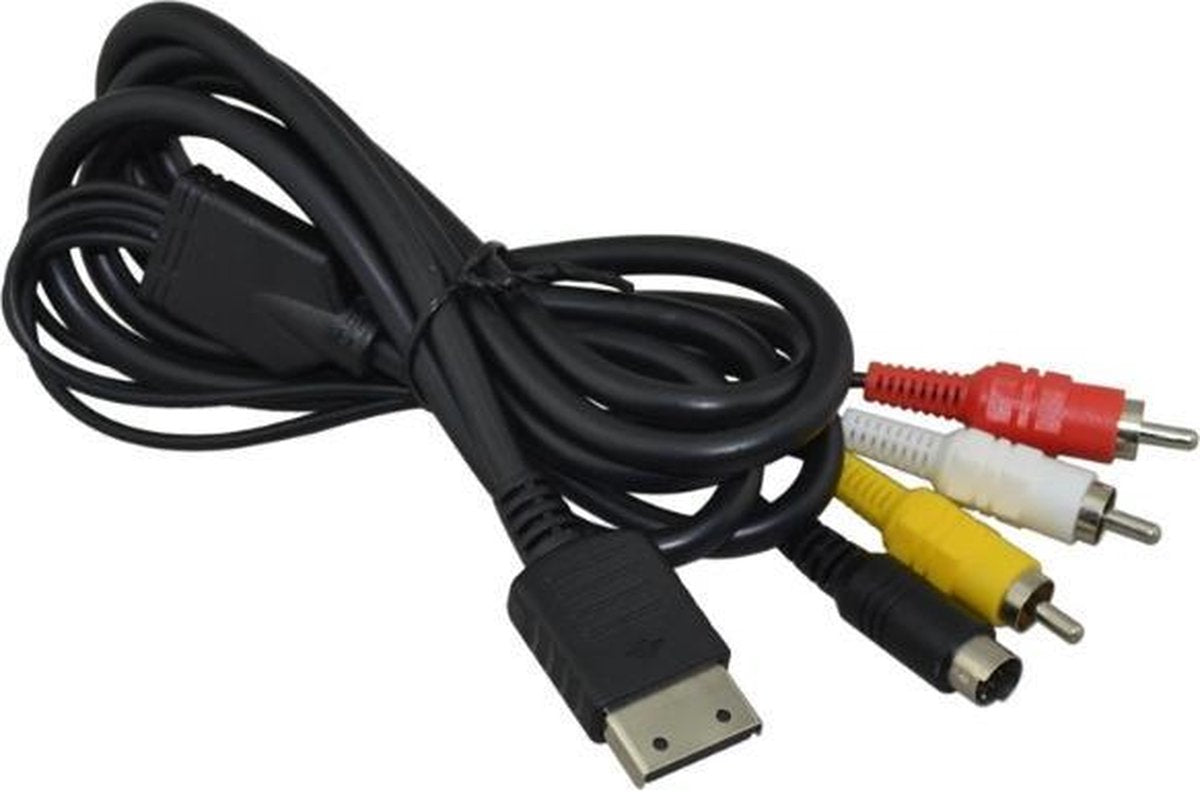 Coretek Composiet AV en S-VHS kabel voor SEGA Dreamcast - 1