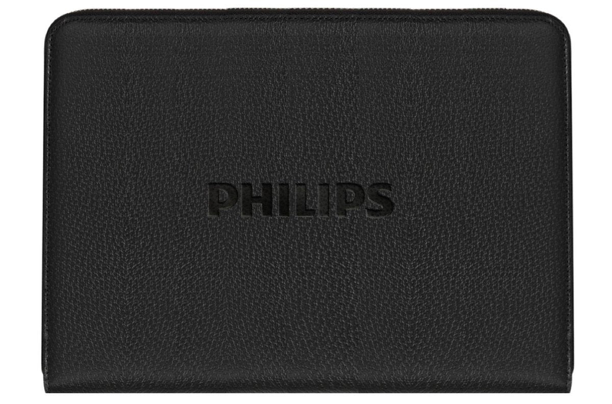Philips Leren Etui LFH91705 | geschikt voor Audio- en voice recorders en 2 tafelmicrofoons
