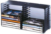 DVD opbergsysteem Domino voor het opbergen van 22 DVDs of Games. Uit te breiden met CD variant