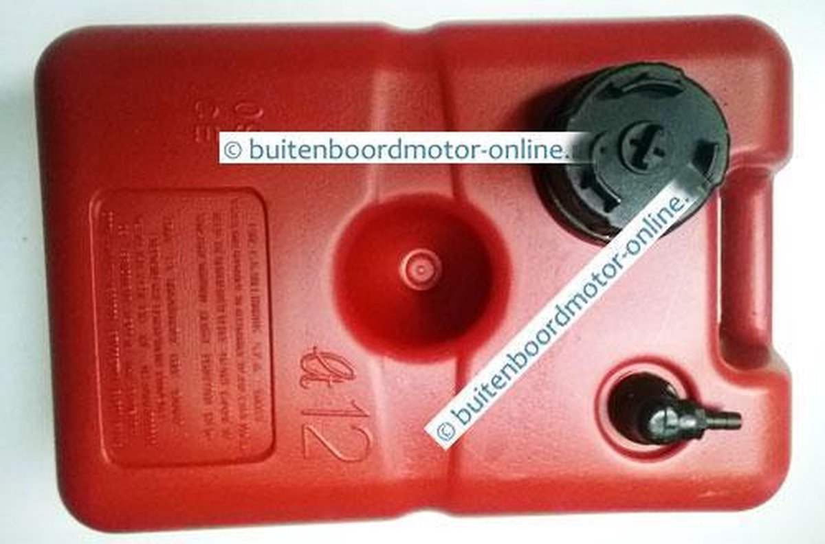12 liter brandstoftank benzine of diesel buitenboordmotor tank met vervangbaar filter en 4 jaar garantie | bezinetank