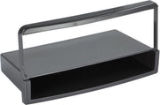 1-DIN Paneel met aflegbakje Ford Escort/ Transit/ Scorpio - Mazda 121 Kleur: Zwart