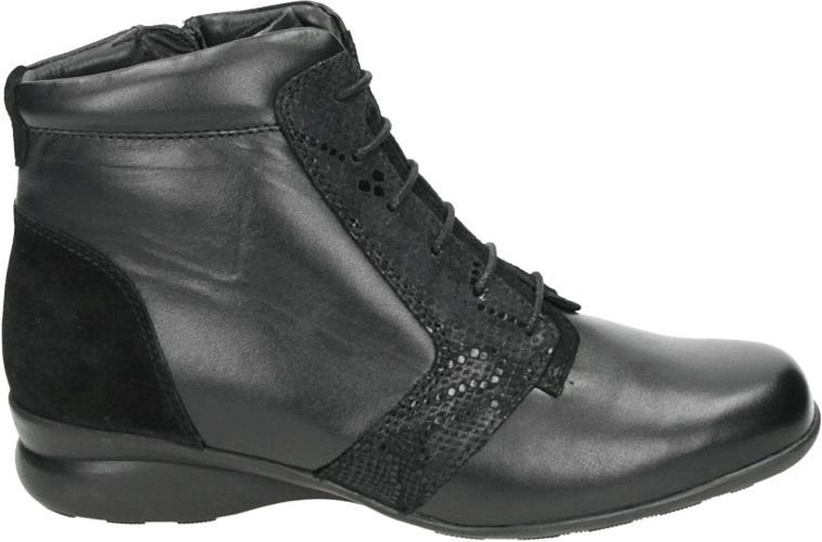 Verhulst 7444 K - Volwassenen VeterlaarzenHalf-hoge schoenen - Kleur: Zwart - Maat: 38.5