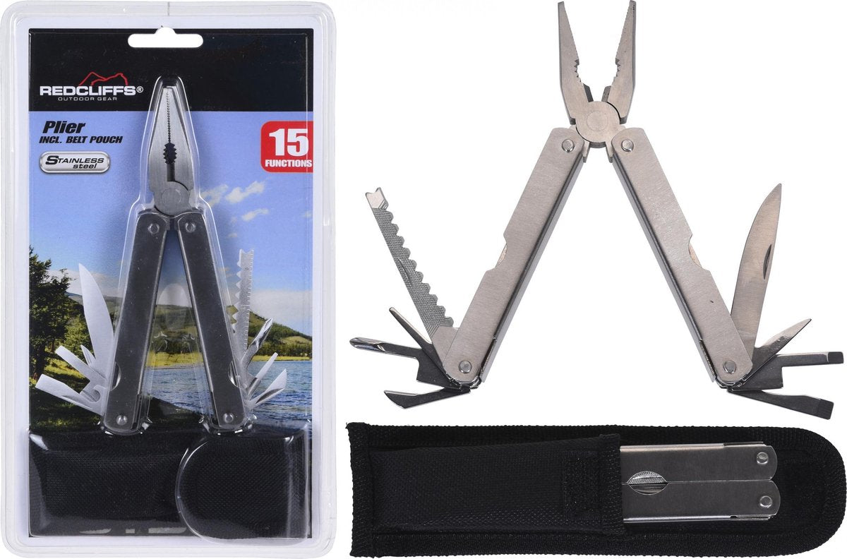 Redcliffs Multitool Grijs/zwart 26 X 15 X 2 Cm 1 Stuk
