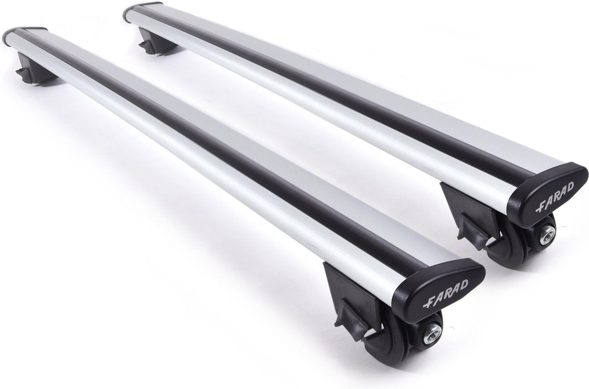 Farad Dakdragers - Jeep Grand Cherokee 2002 t/m 2004 - Open Dakrail - 100kg Laadvermogen - Aluminium - Wingbar