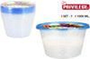 Set 7 Semidactable Round 1000ml