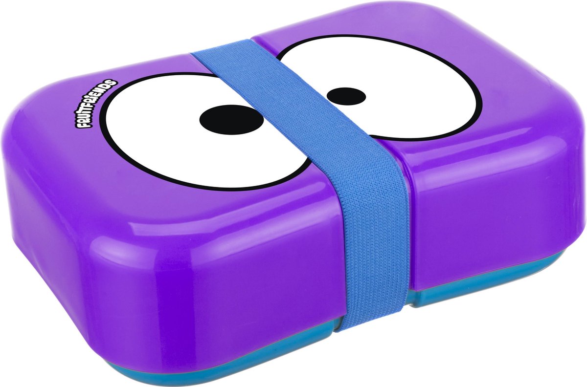 Fruitfriends Lunchbox Strap - Kunststof - 18.5x13.5x6.8 cm - Paars