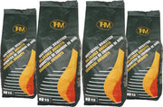 4X houtskoolbriketten van 2 KG - 4  zakken houtskoolbriketten - Barbecue - BBQ - 4 Stuks