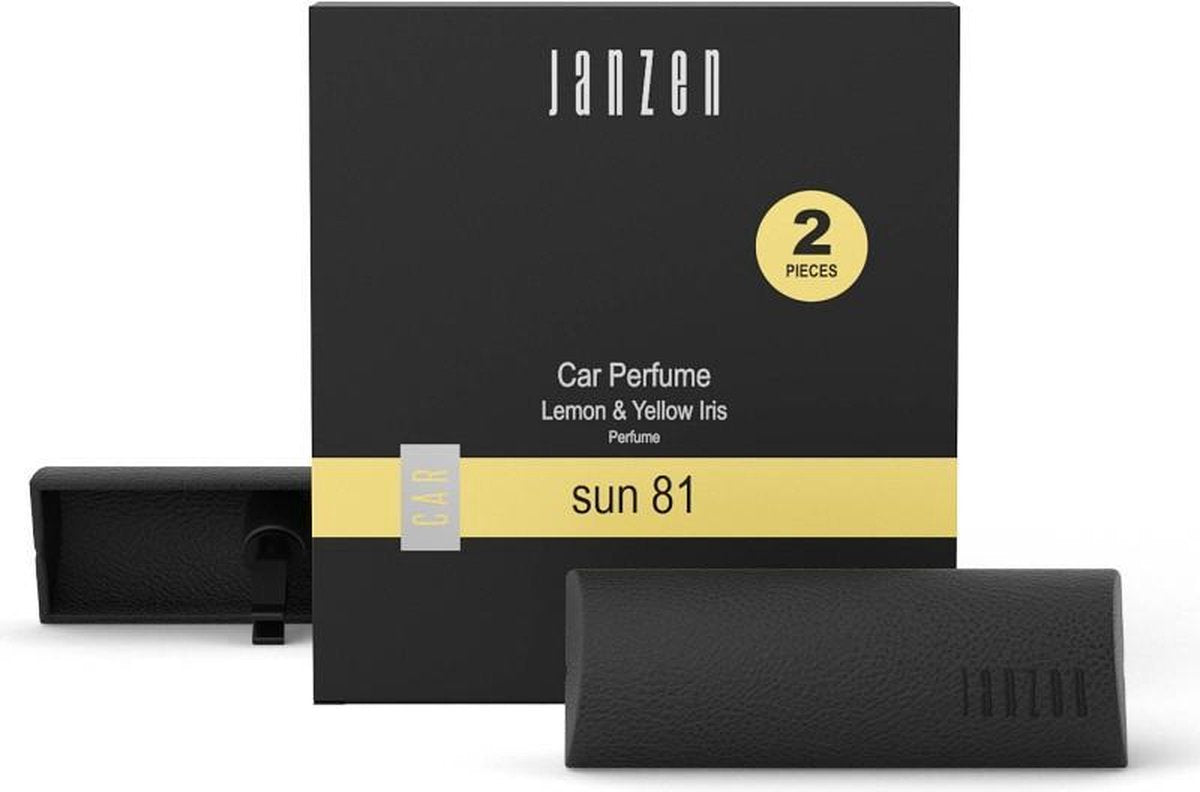 Janzen Car Perfume Sun 81 - autoparfum - 2 stuks