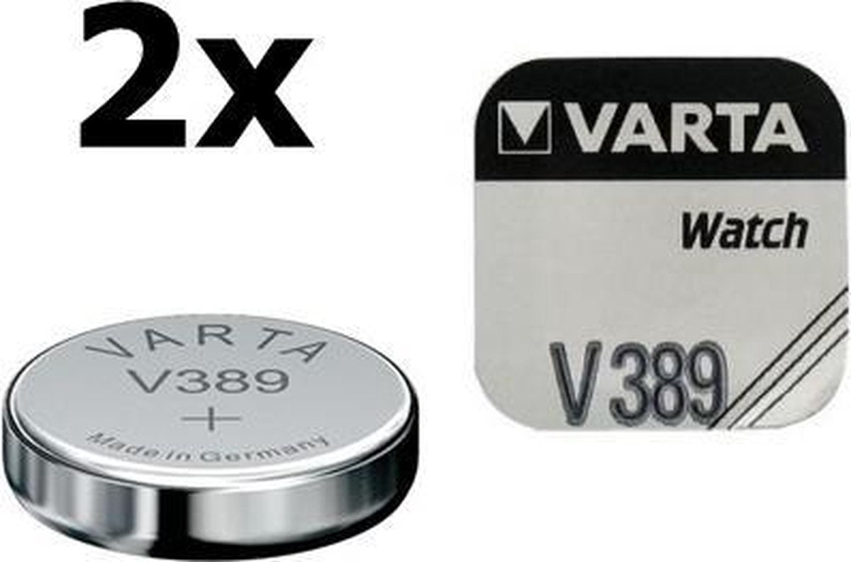2 Stuks - Varta V389 85mAh 1.55V knoopcel batterij
