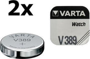 2 Stuks - Varta V389 85mAh 1.55V knoopcel batterij