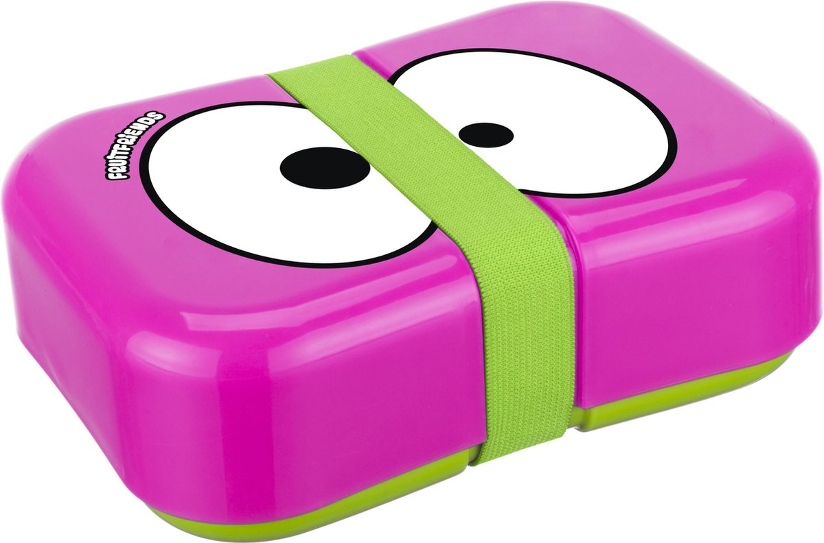 Fruitfriends Lunchbox Strap - Kunststof - 18.5x13.5x6.8 cm - Pink