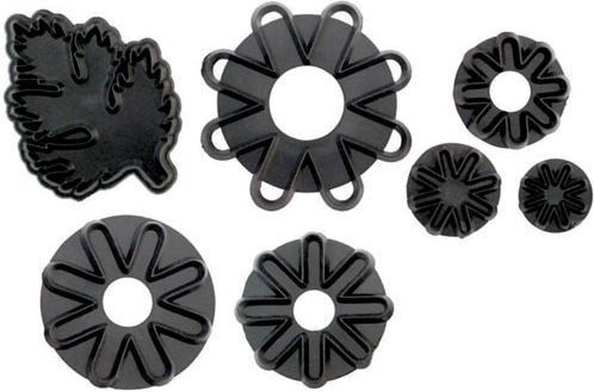 JEM Chrysanthemum Daisies & Leaf Cutter Set/7