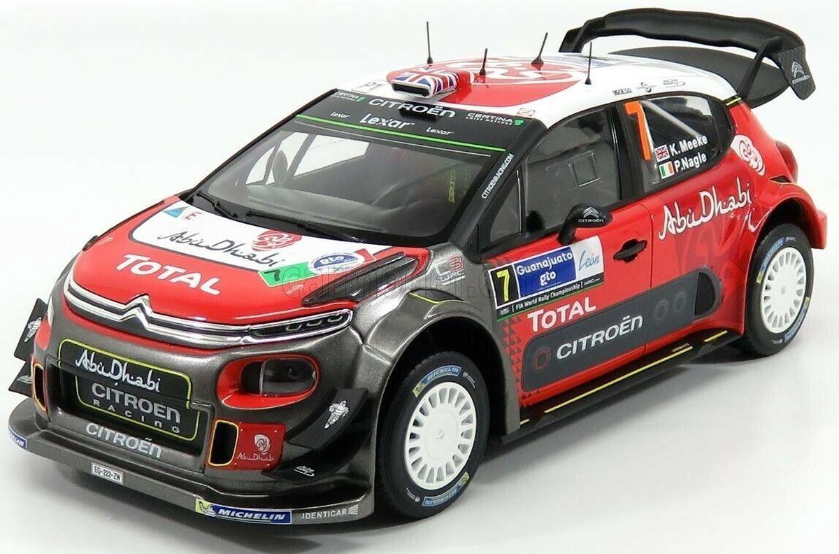 Citroen C3 WRC #7 Winner Rally Mexico 2017