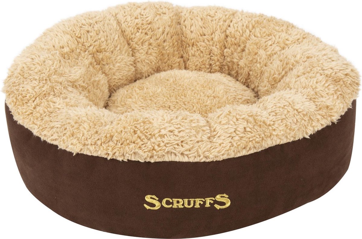 Scruffs Cosy Comfortabele Kattenmand - Bruin - 45 x 45 cm