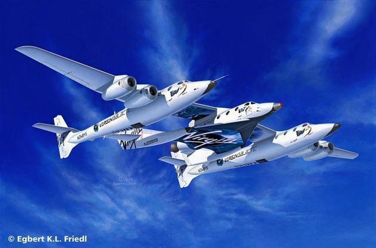 Revell SPACESHIPTWO & WHITEKNIGHTTWO 1:144 Montagekit Ruimteveer