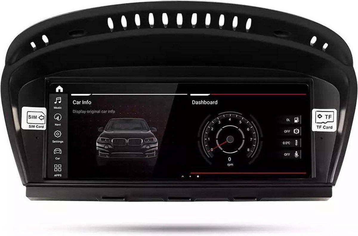 BMW E60 E90 2009-2012 Android 10 navigatie en multimedia systeem Qualcomm Snapdragon 425 (MSM8917) Quad Core: 64-bit A53 4+64GB