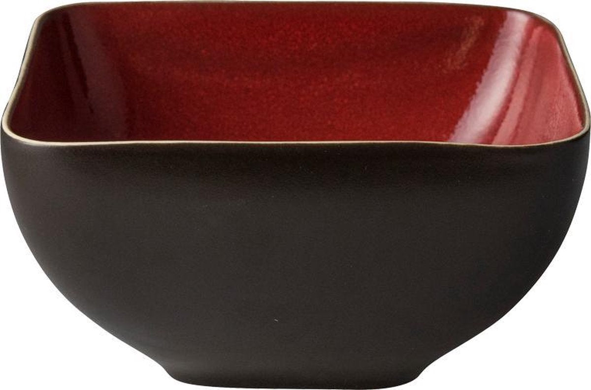 Palmer Schaal Lava 14 x 14 cm 60 cl Bruin Stoneware 1 stuk(s)