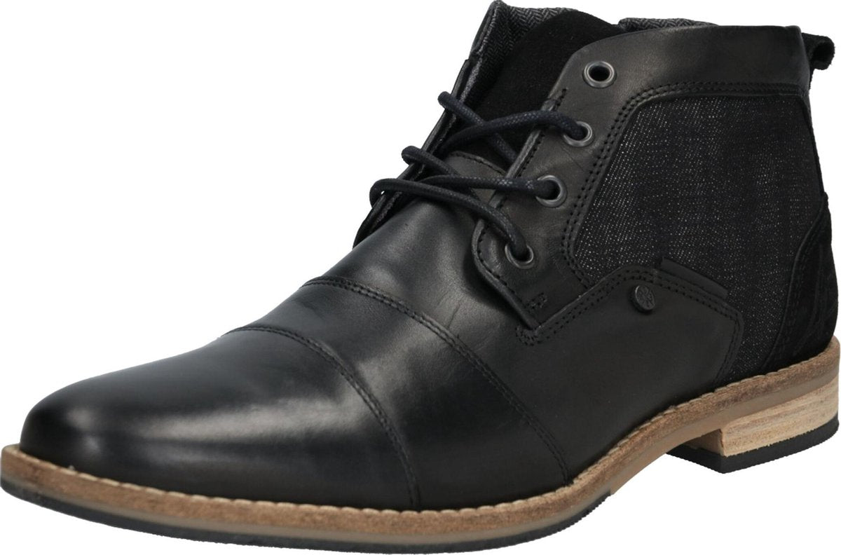 Bullboxer veterlaarzen schnürstiefel Zwart-43