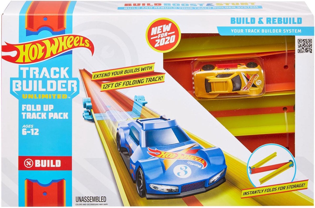 Hot Wheels Track Builder  Scherpe bochtenset