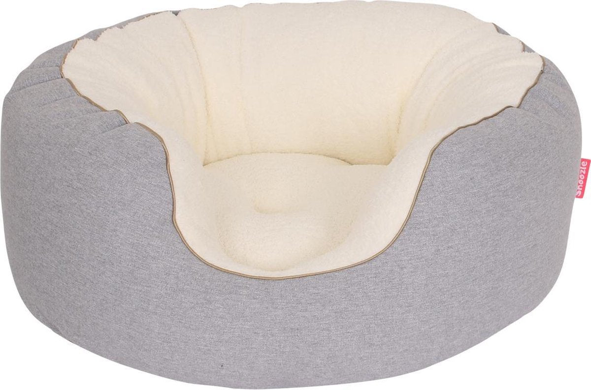 Snoozle Hondenmand Moscow - Wasbaar - Hondenbed - 66cm - Lichtgrijs