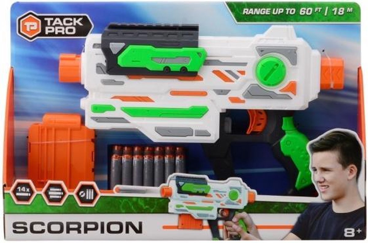 Tack Pro® Scorpion met 14 darts