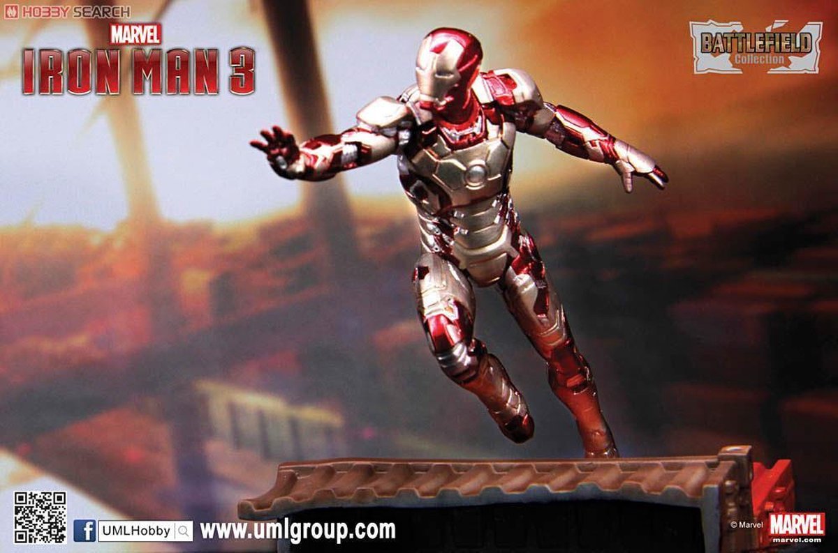 DRAGON Marvel 1/24 Iron Man 3 Iron Man Mark 42 Ver.1 [Unpainted]