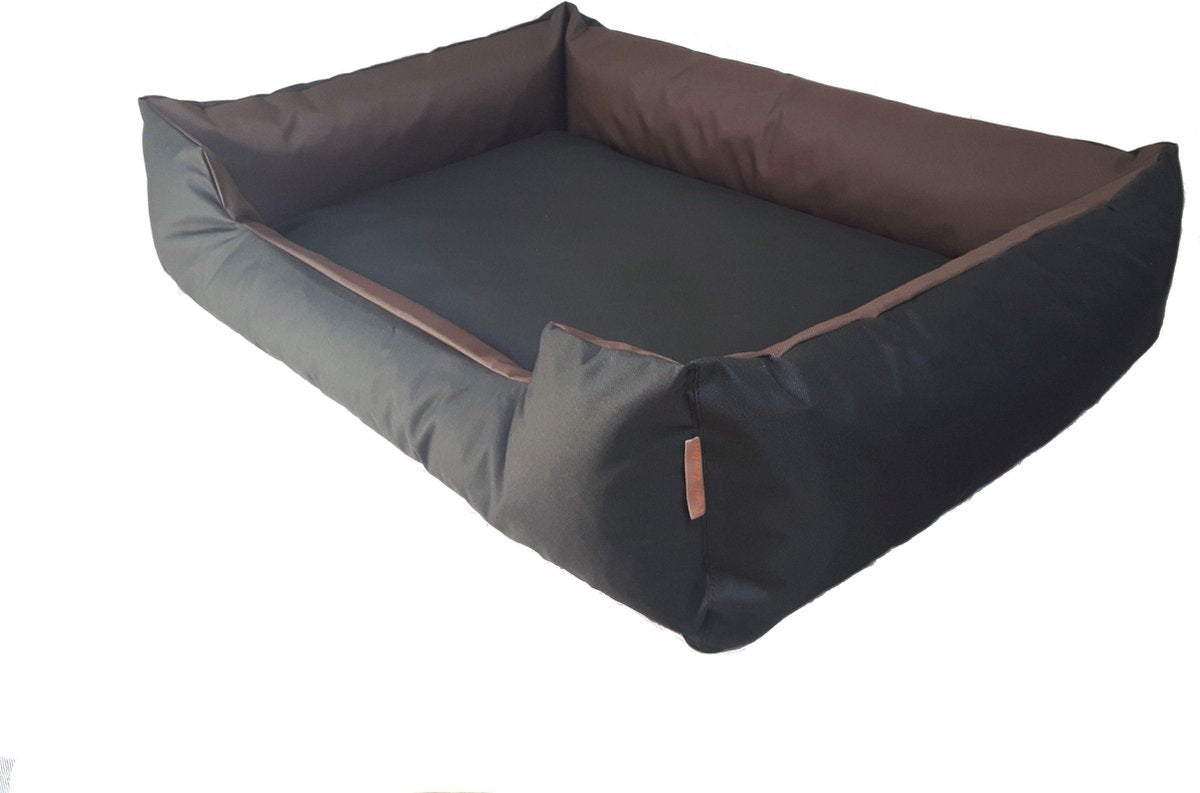 Hondenmand Cordura XXXL – Zwart + Bruin - 125 x 90 x 24 cm