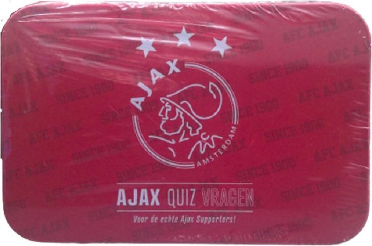 Ajax Quiz vragen  - Hoeveel weet jij van Ajax? - 50 kaarten met vragen - 2020 Editie