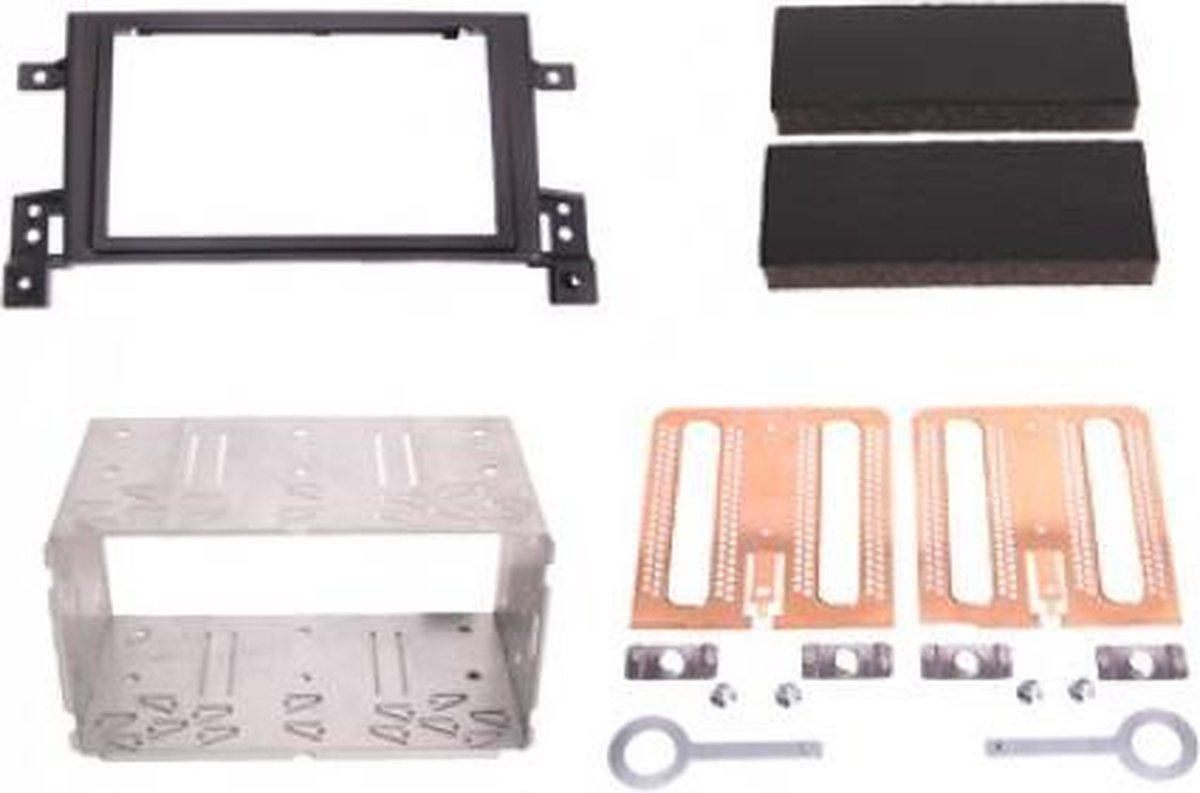 2-DIN frame SUZUKI Gran Vitara 05 > zwart