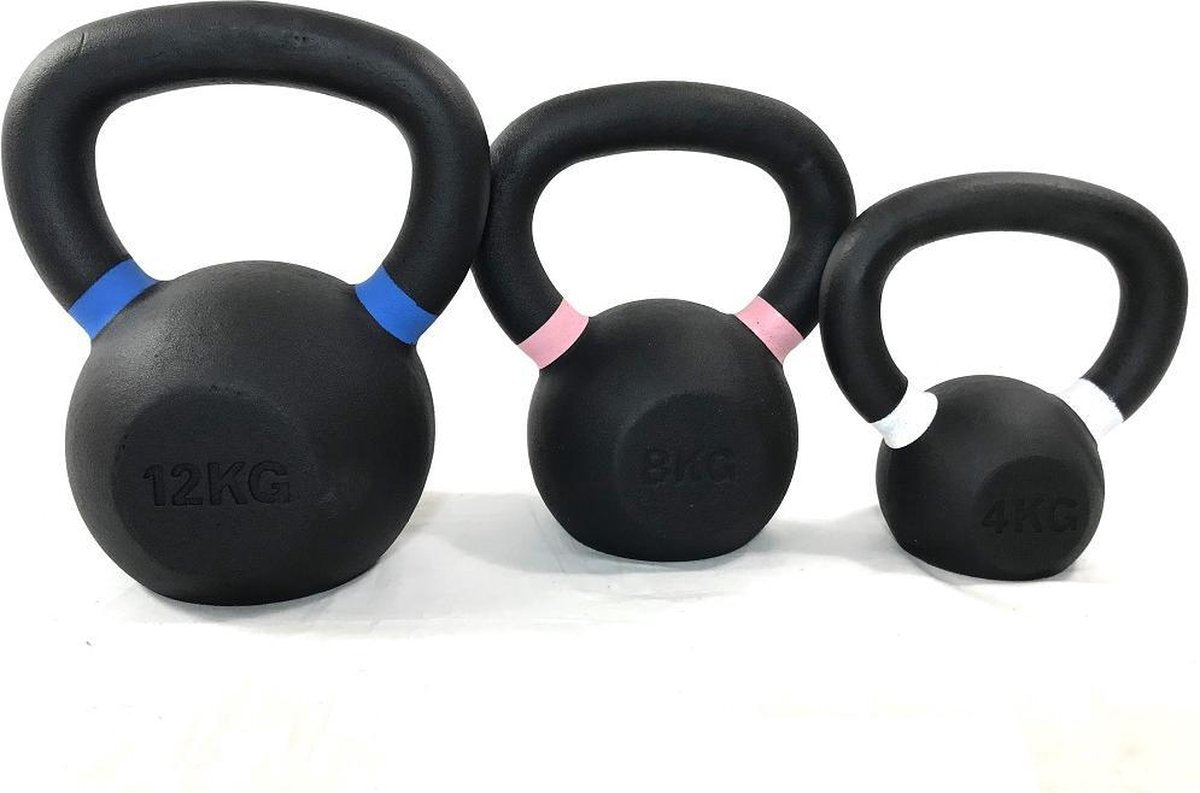 Poeder coating kettlebells 12 kg