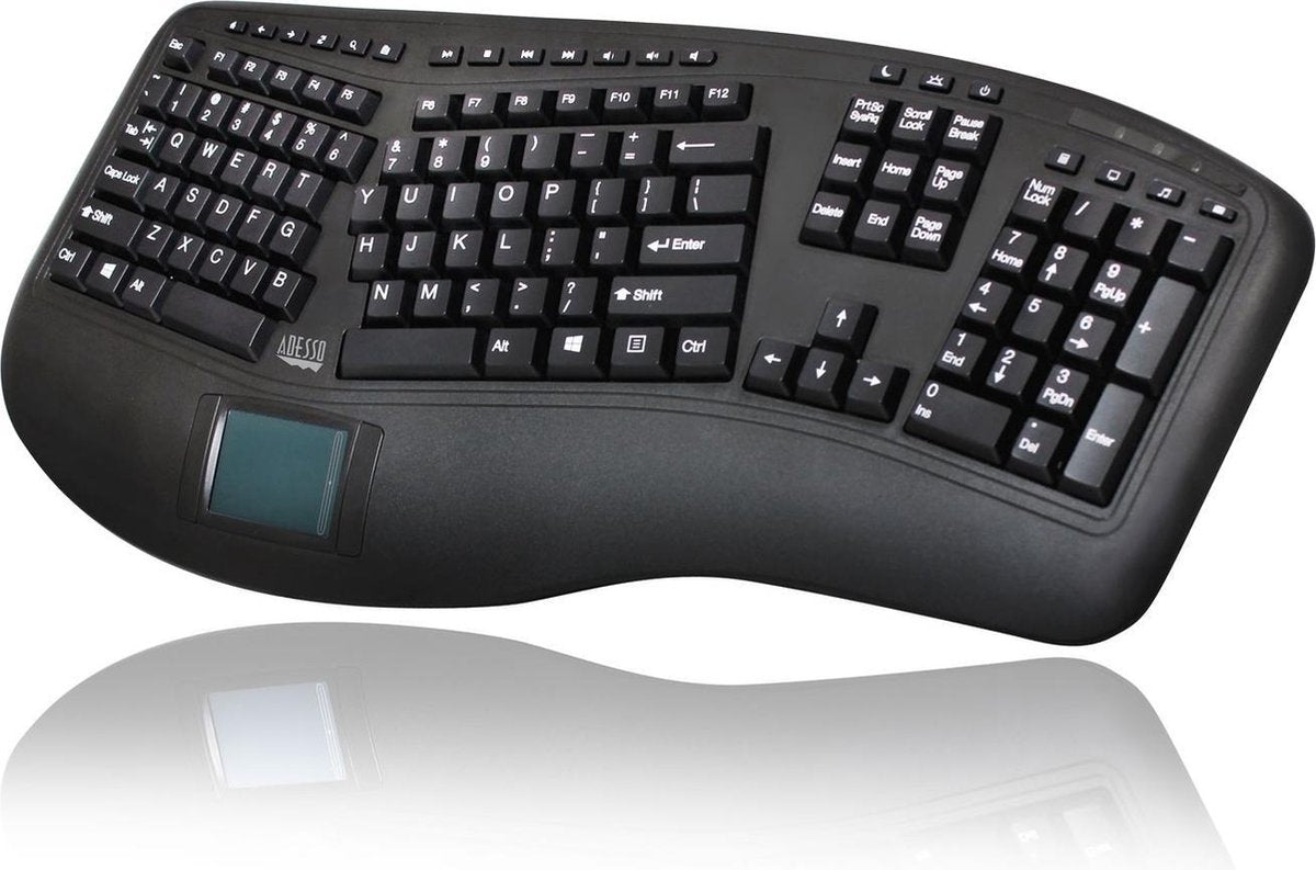 Adesso Tru-Form 4500 toetsenbord RF Draadloos QWERTY Engels