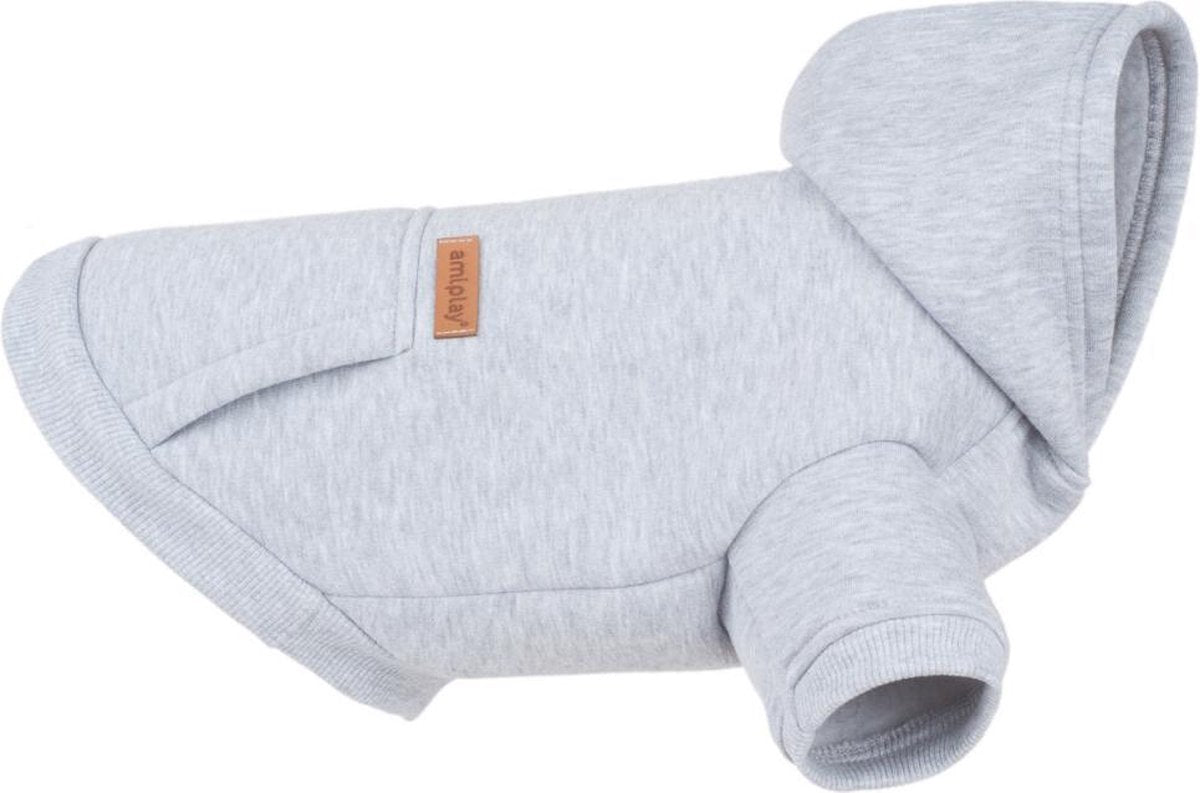 Hoodie voor honden Texas Amiplay - grijs