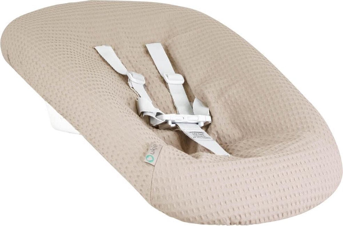 Ukje Hoes voor Stokke Newborn Set TrippTrapp - Wafelstof - Taupe