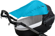 Altabebe - Universele UV-zonnescherm met zijkanten voor kinderwagens - Lichtblauw - maat Onesize