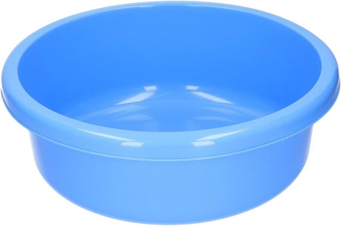 Kunststof afwasteil blauw - 9 liter - afwasbak / teiltje