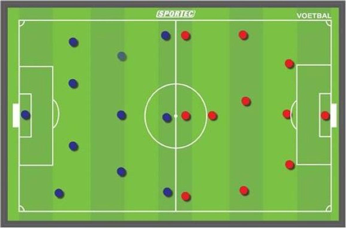 Sportec Magnetisch Voetbal Coachbord 46 X 30