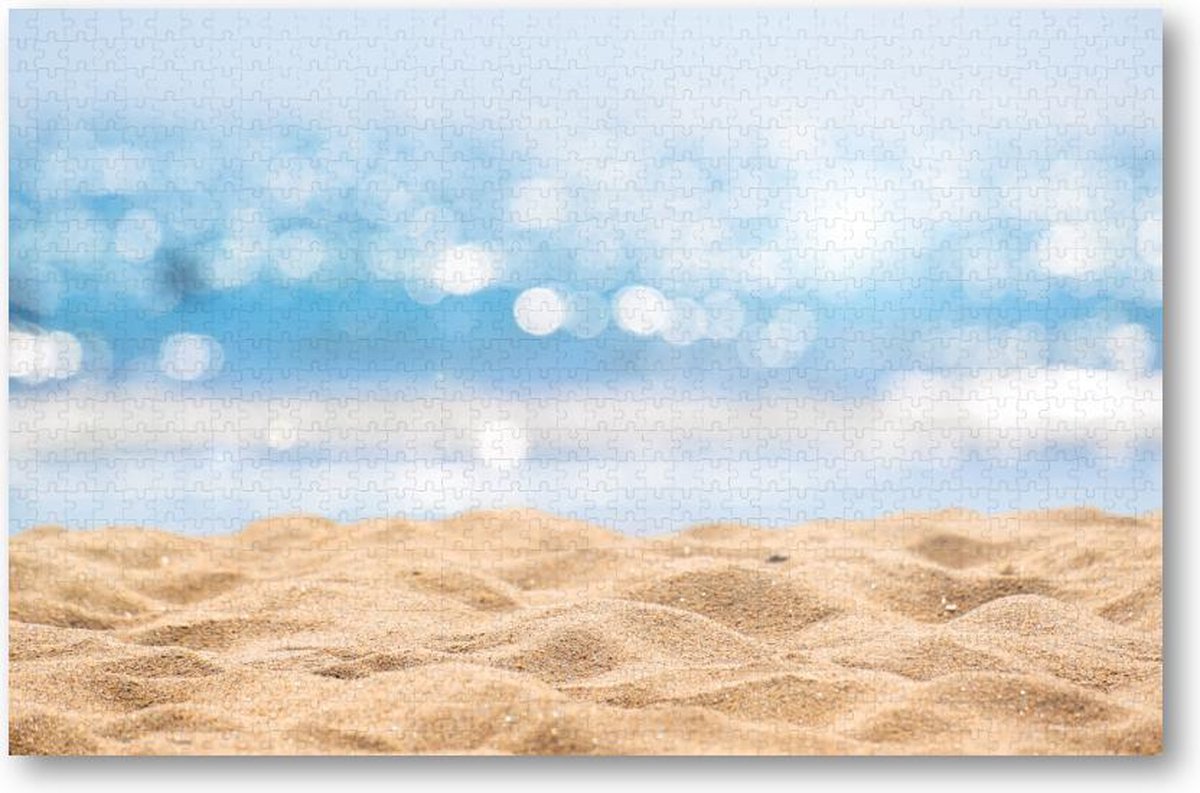 Zeegezicht - Abstract Beach / Strand - 1000 Stukjes puzzel voor volwassenen - Landschap - Natuur