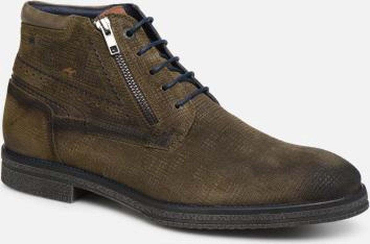 FLUCHOS bottine kaki met print maat 40