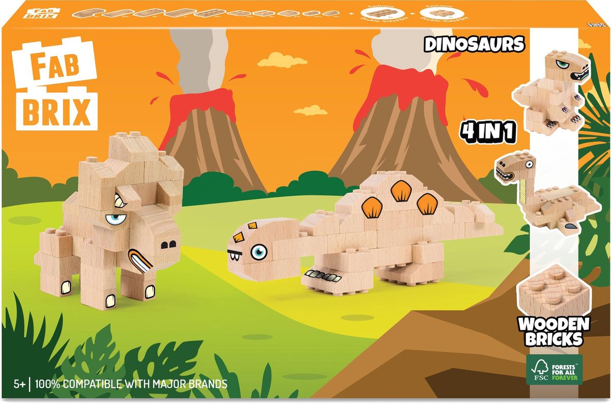 FabBrix DINOSAURS (118 pcs.)