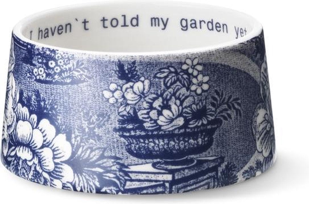 Ann Black Ruth - M - Suikerpot - met Landschap Patroon - Blauw