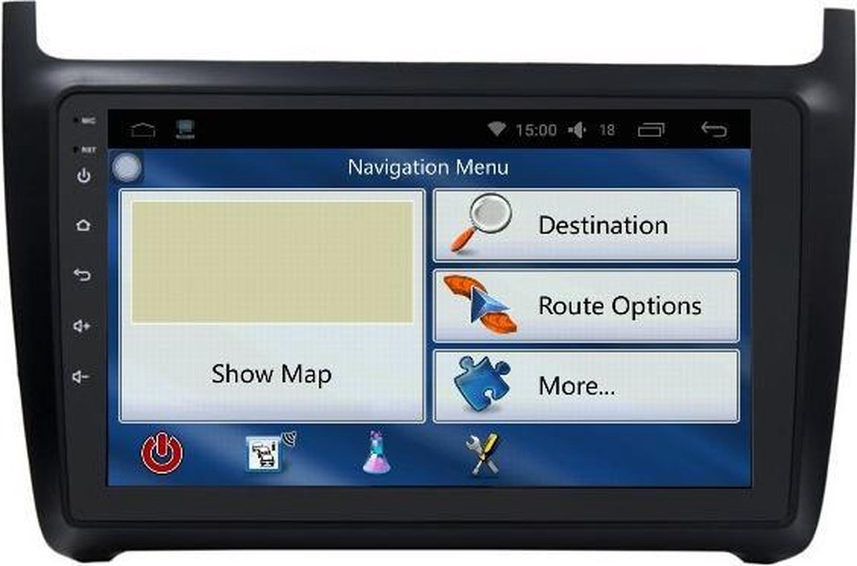 Geschikt voor vw polo vanaf 2014 navigatie 10.1 inch scherm carkit carplay en android auto