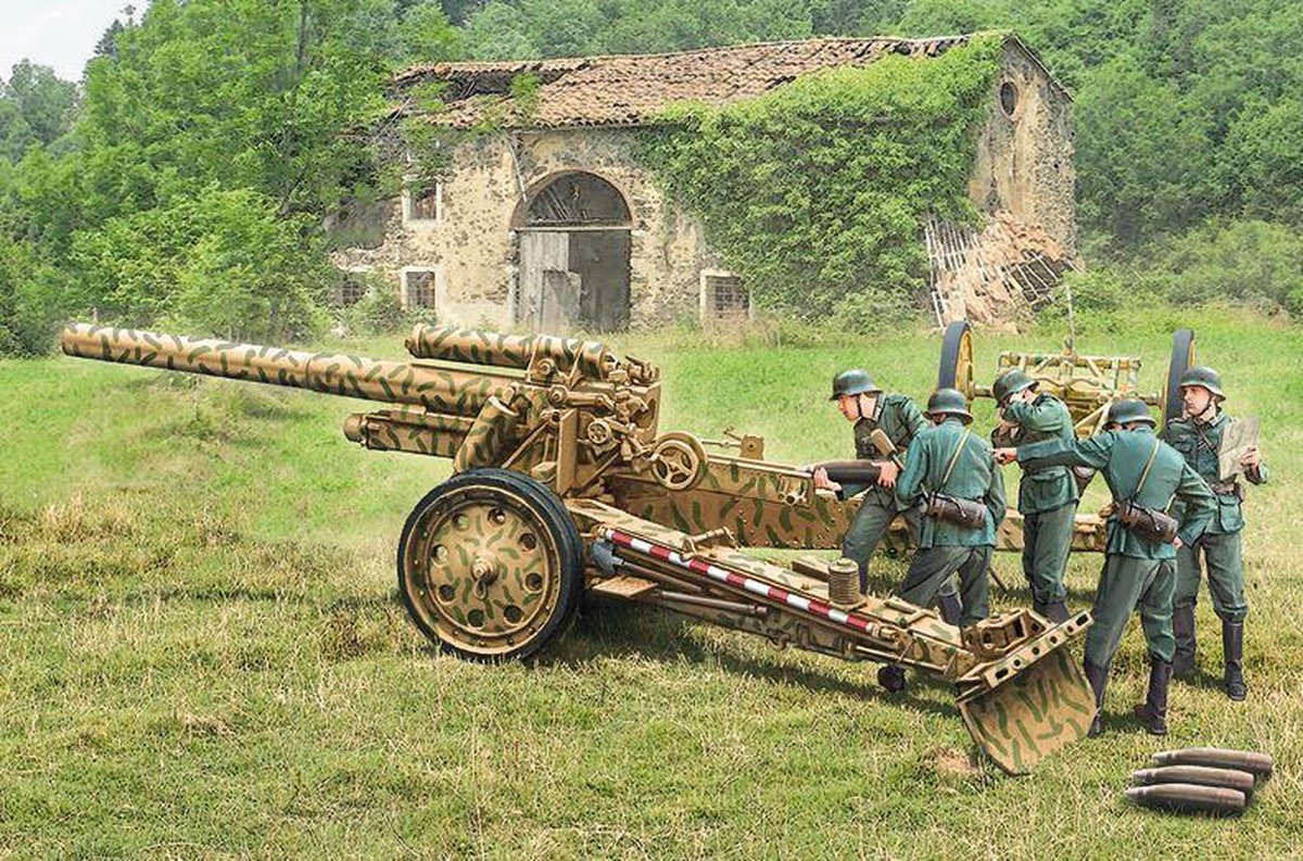 Italeri - Field Howitzer 15cm / Field Gun 10