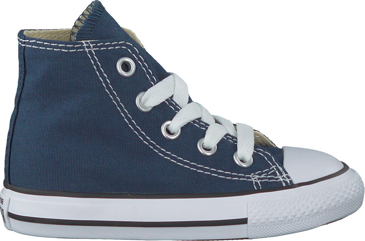 Converse Meisjes Sneakers Chuck Taylor All Star Hi Kids - Blauw - Maat 19