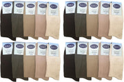 Naft 100% katoenen heren sokken 20 paar beige assorti kleuren maat  47/50