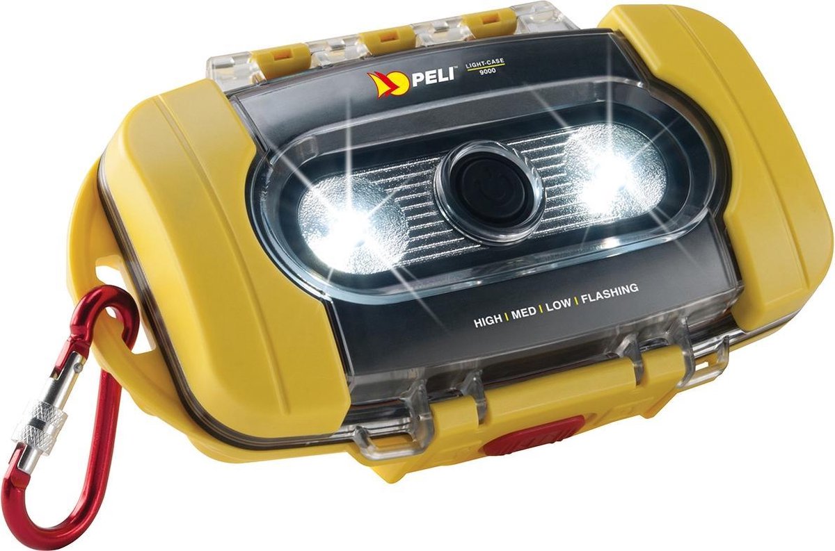 Peli Case 9000 light case geel