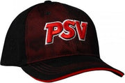 PSV Cap Mesh Zwart Rood Senior